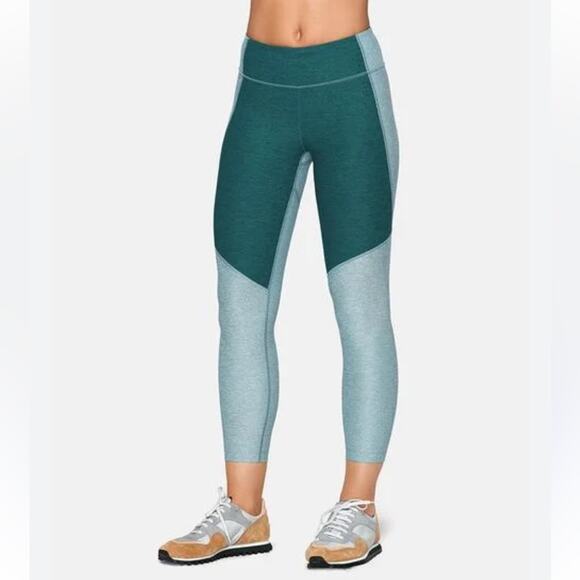 Outdoor Voices x Madewell 3/4 Two Tone Color Block Capri Leggings Women’s XS - Picture 1 of 7